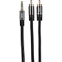 Y35SM-12 Premium 2 RCA Male naar 3.5mm Stereo Kabel