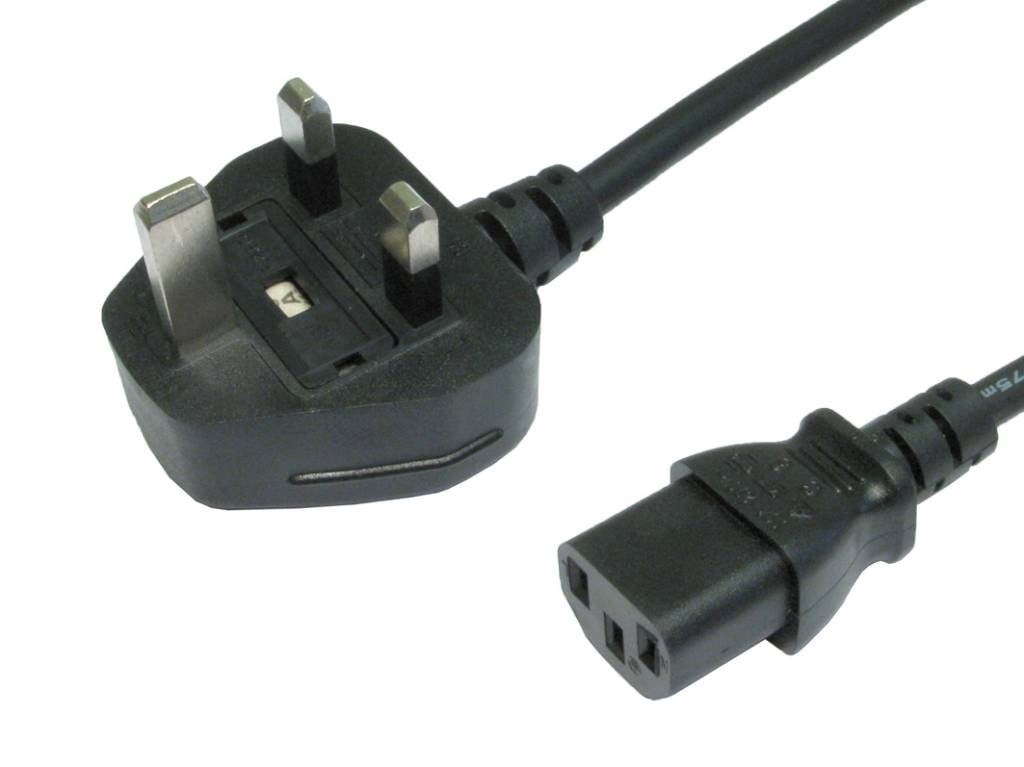 UK C13 Power Cable 1.2m