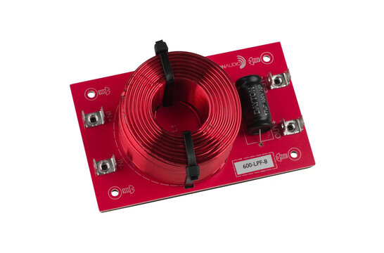 Low Pass Speaker Crossover 12 dB/Octave, 8 Ohm Geassembleerde crossover