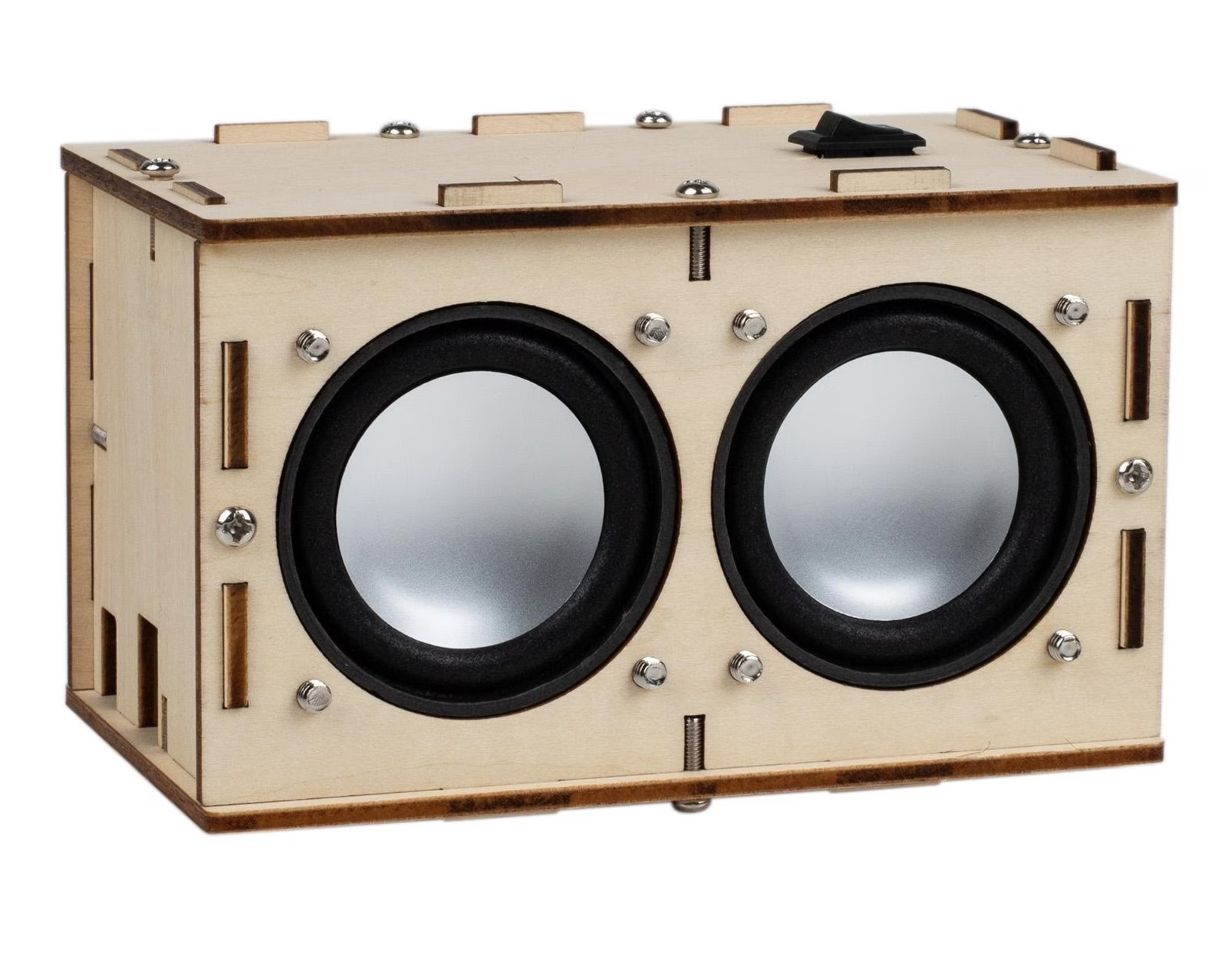 STEM Bluetooth 5.0 Kit Altoparlante with Wooden Enclosure and 2 x 5W Amp Board