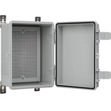 Waterproof Outdoor Utility Box with Mounting Plate and Wall Brackets 170x220x110mm