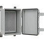 Waterproof Outdoor Utility Box with Mounting Plate and Wall Brackets 170x220x110mm