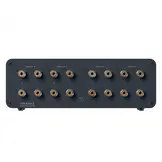 LC30 Amplifier Speaker Switcher 2-In-2 Out Dual Analog VU Meter - Black