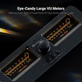 LC30 Amplifier Speaker Switcher 2-In-2 Out Dual Analog VU Meter - Black