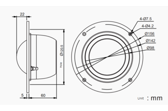 DM-7500 Mid-range Dome