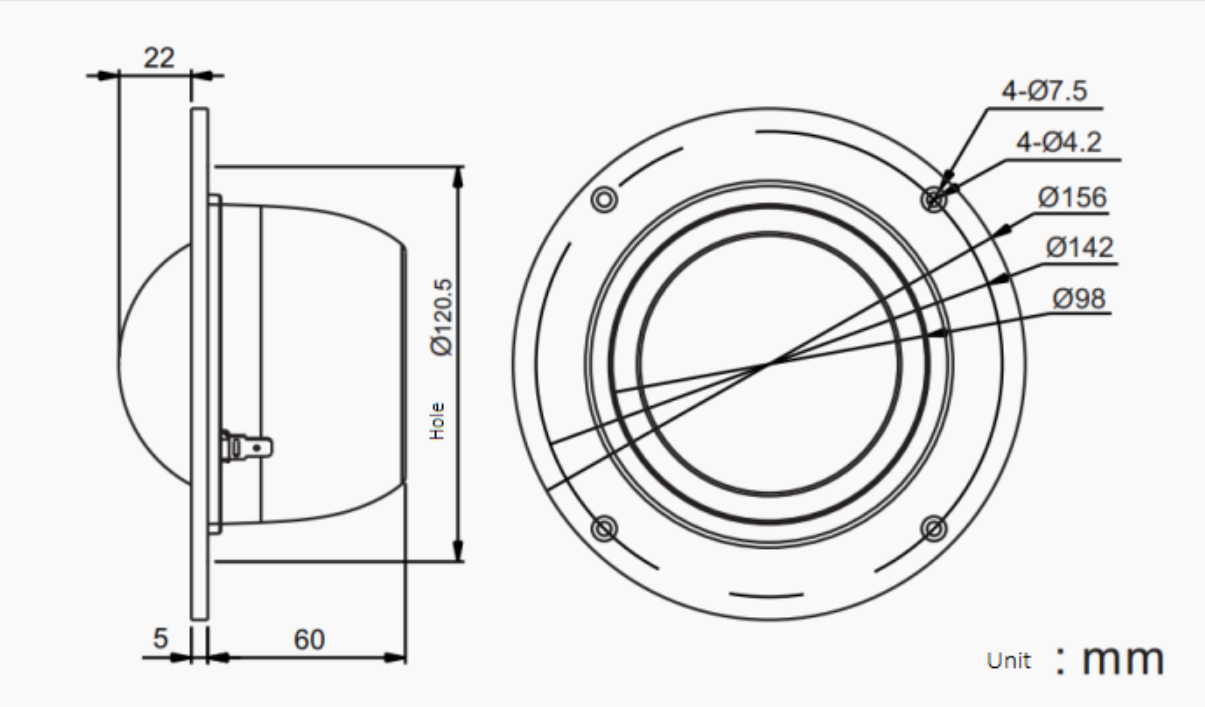Swan DM-7500 Mid-range Dome