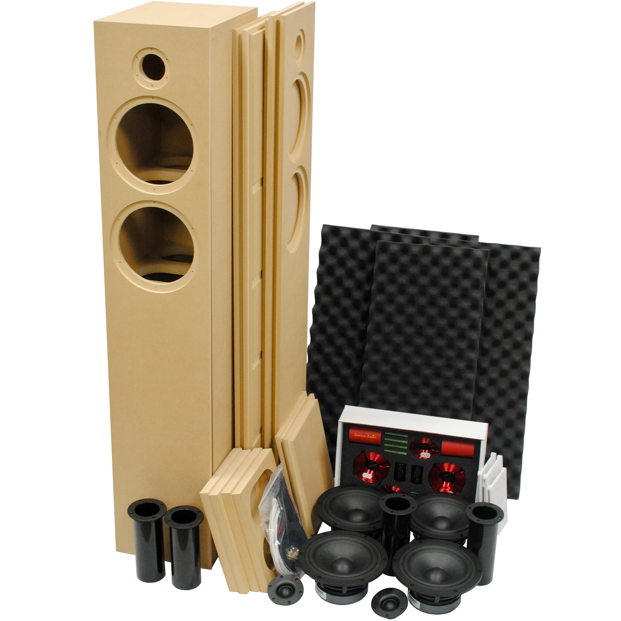 Criton 2TD-X Tower Speaker Kit with LD25X and Superior Crossover
