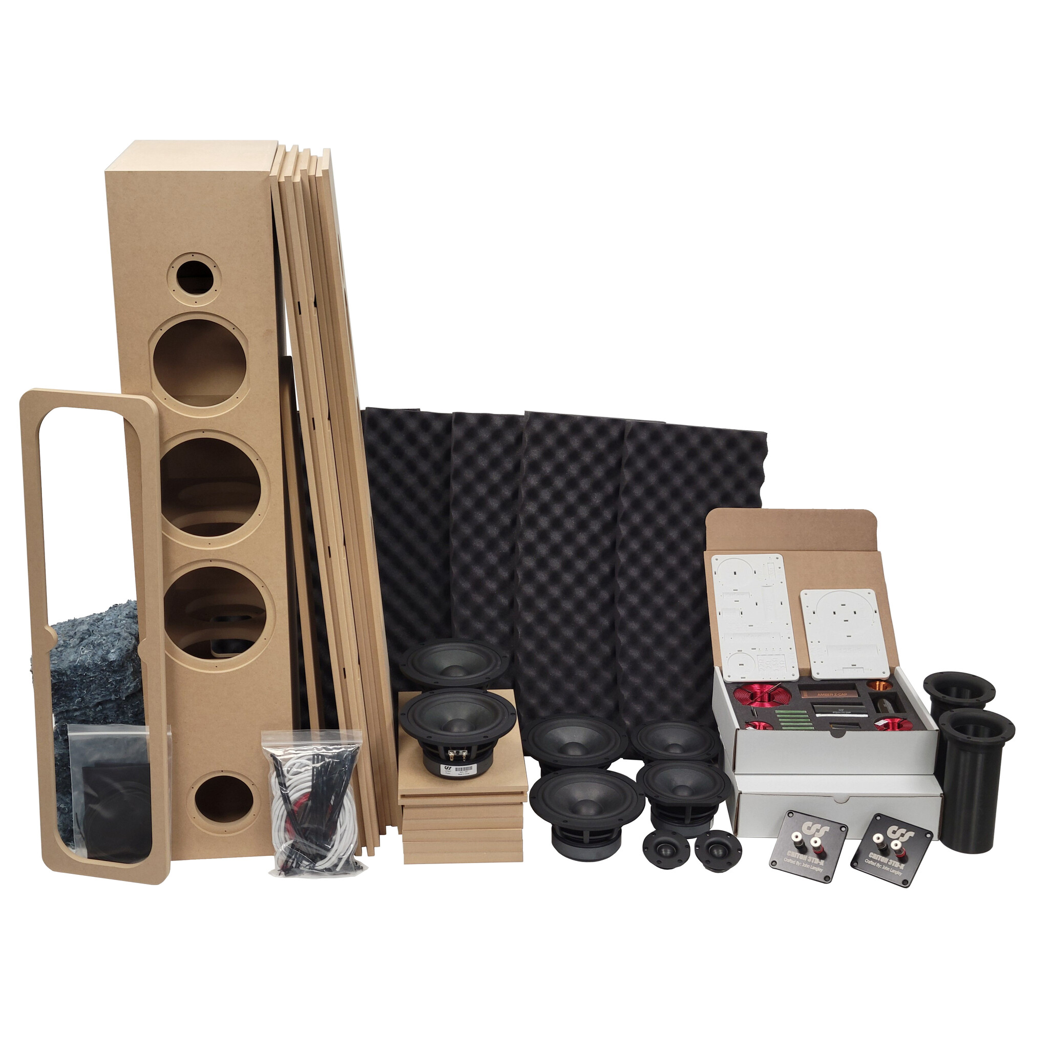 Criton 3TD-X Tower Kit Altoparlante with Superior Amber Crossover