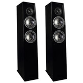 RINJANI TX Black High-Gloss Tower Speaker Kit with TeXtreme drivers
