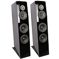 SASANDU Black High-Gloss Tower Speaker Kit with TeXtreme drivers