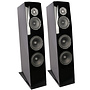 SASANDU Black High-Gloss Tower Speaker Kit with TeXtreme drivers
