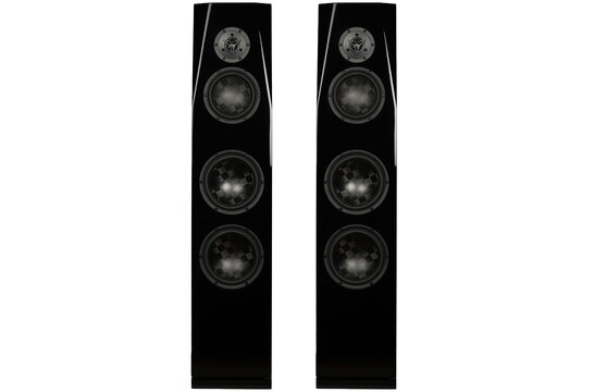 SASANDU TX Black High-Gloss Tower Kit Altoparlante with TeXtreme drivers