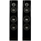 SASANDU TX Black High-Gloss Tower Speaker Kit with TeXtreme drivers