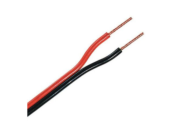 Red/black speaker wire