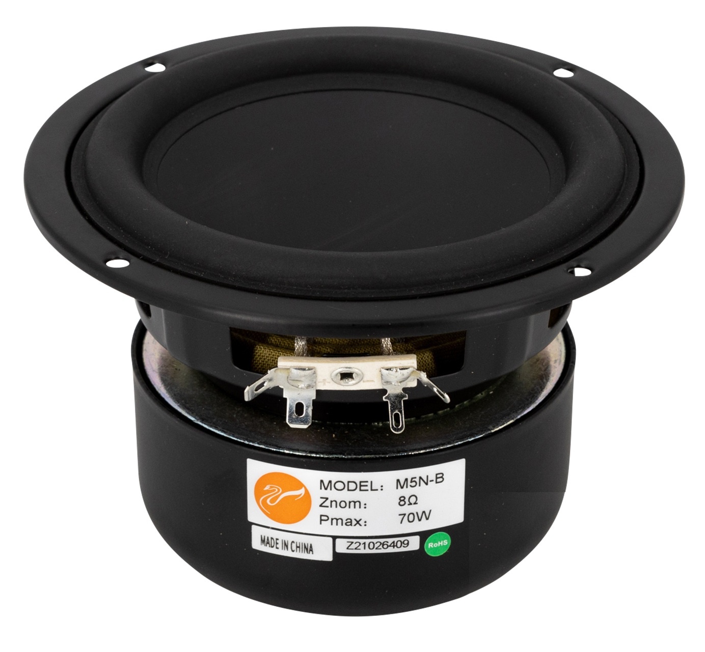 Swan M5N-B 5" Damped Aluminum/Magnesium Cone Woofer