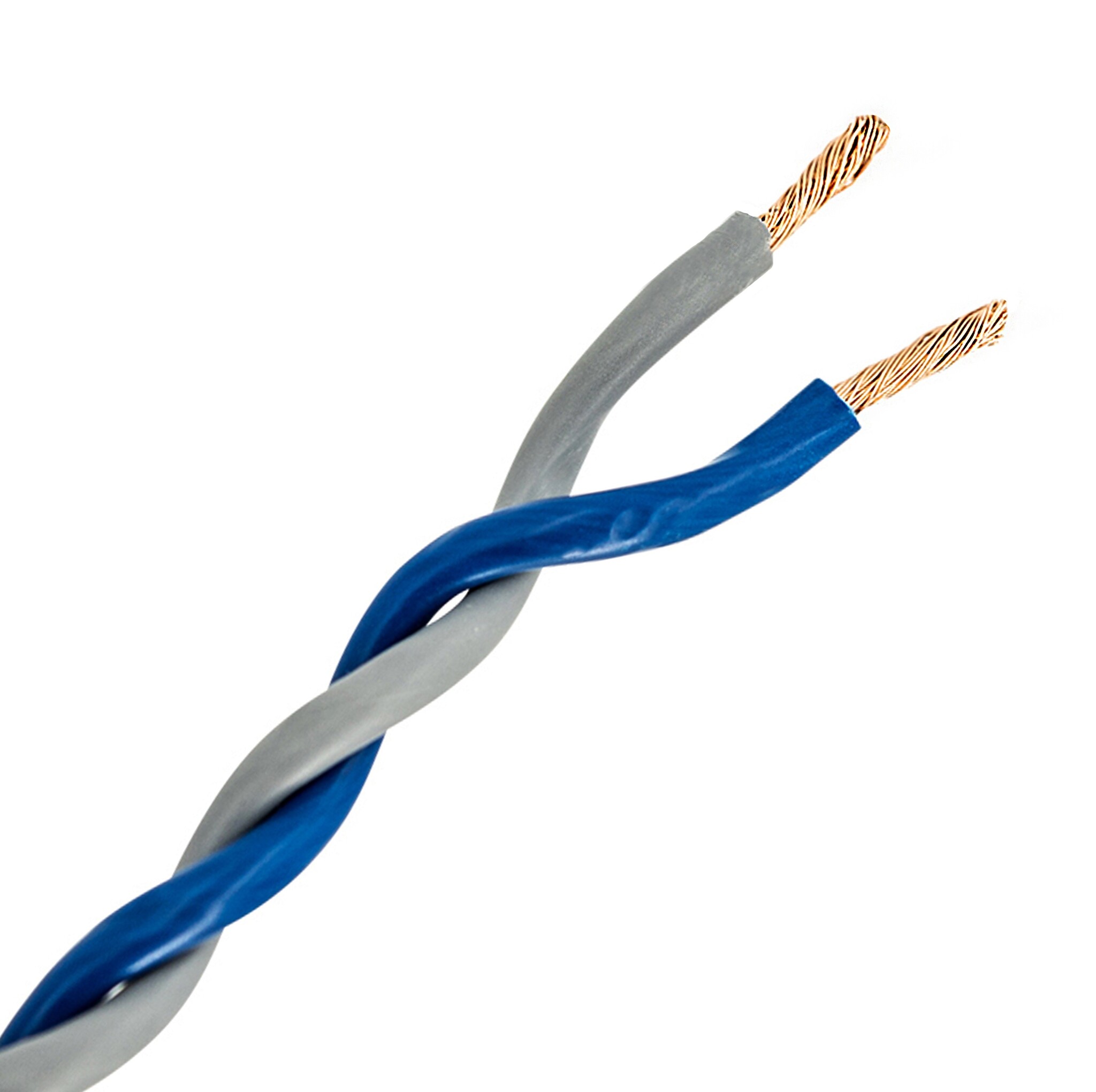 ACS2250GY/BU Angelique®Copper Stranded Twisted Pair Speaker Wire per meter