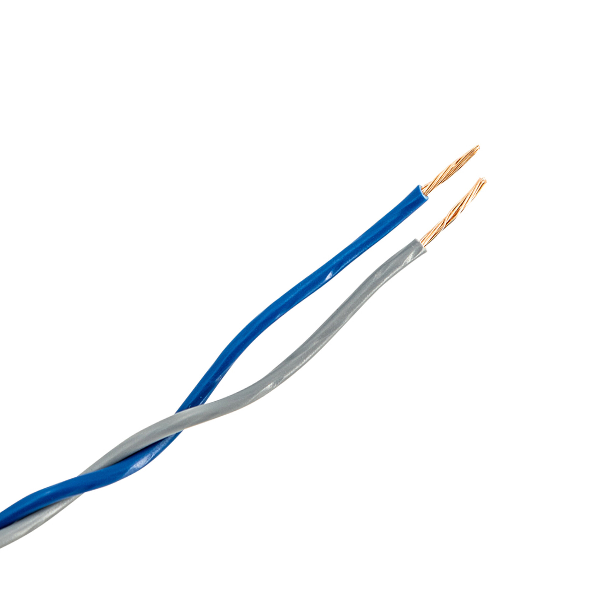 ACS2050GY/BU Angelique®Copper Stranded Twisted Pair Speaker Wire per meter