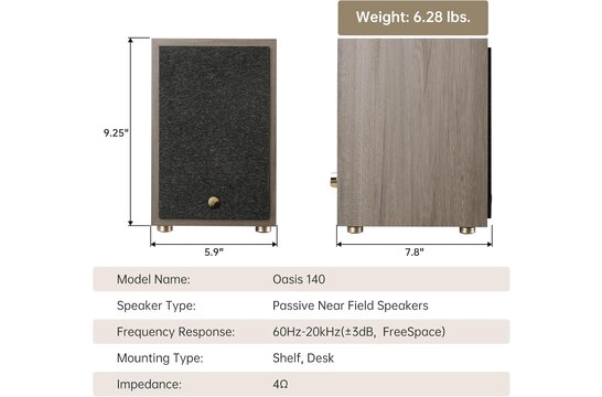 Swan Oasis 140 Bookshelf Speakers