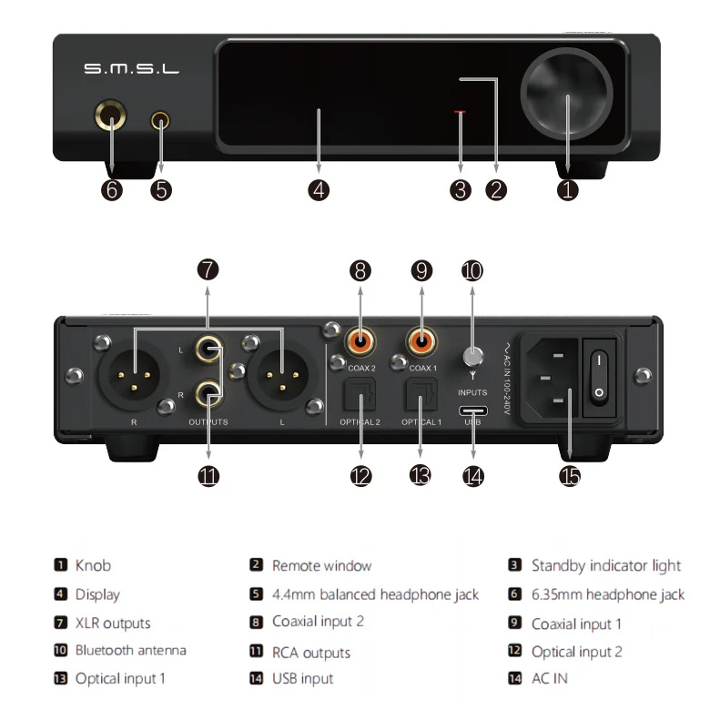 RAW-MDA1 DAC ES9039Q2M