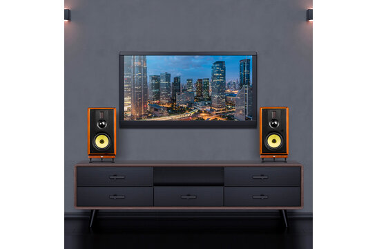 Swan ST60 Desktop stand Wood