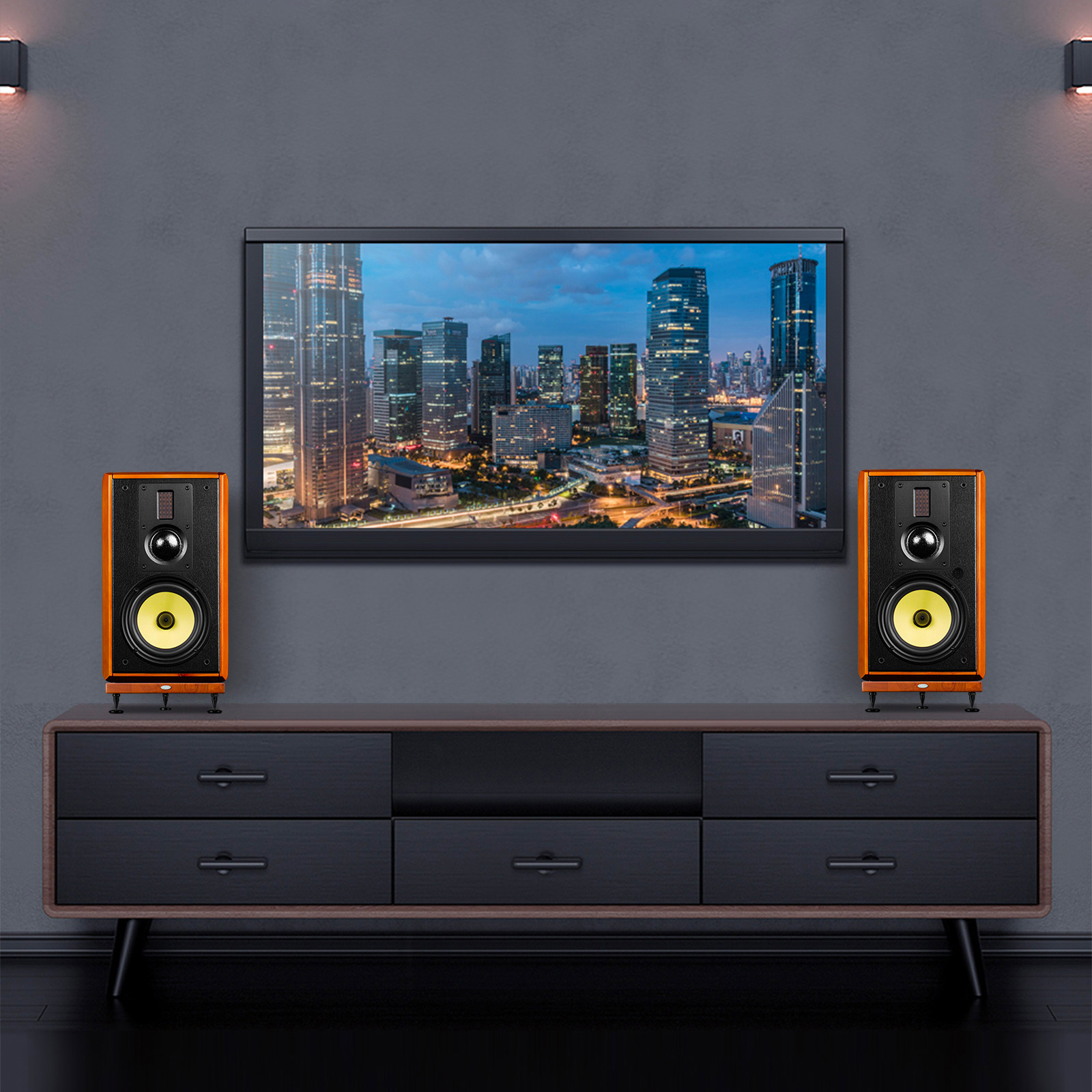 Swan ST60 Desktop stand Wood