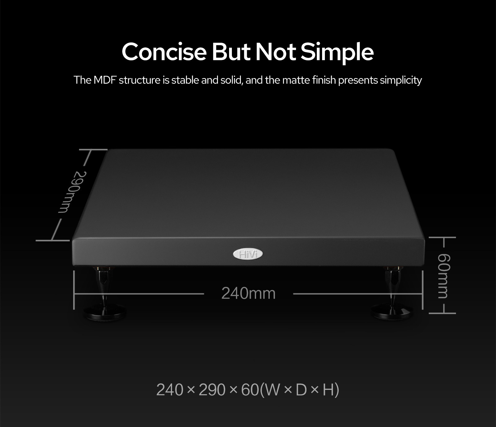 Swan ST60 Desktop stand Black