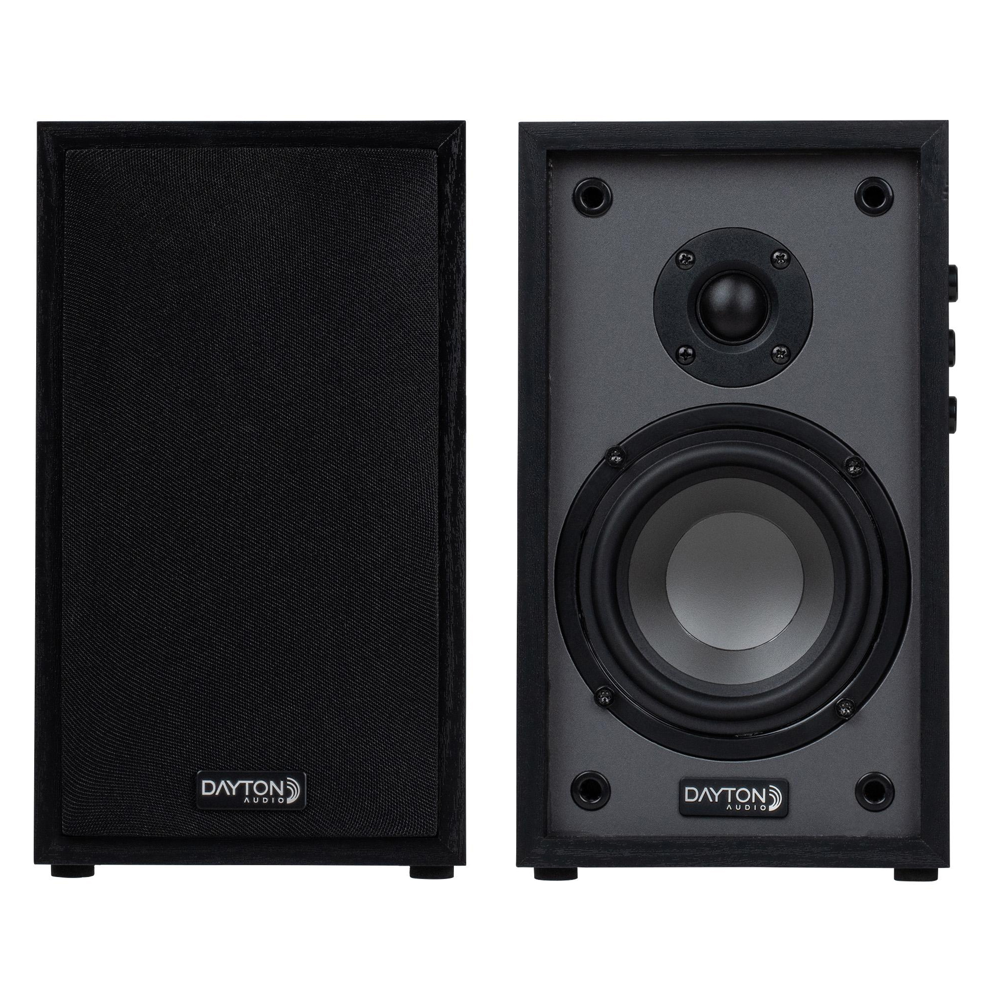 Classic B40A Powered Bookshelf Speaker Pair Black