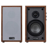 Classic B40A Powered Bookshelf Speaker Pair Wood
