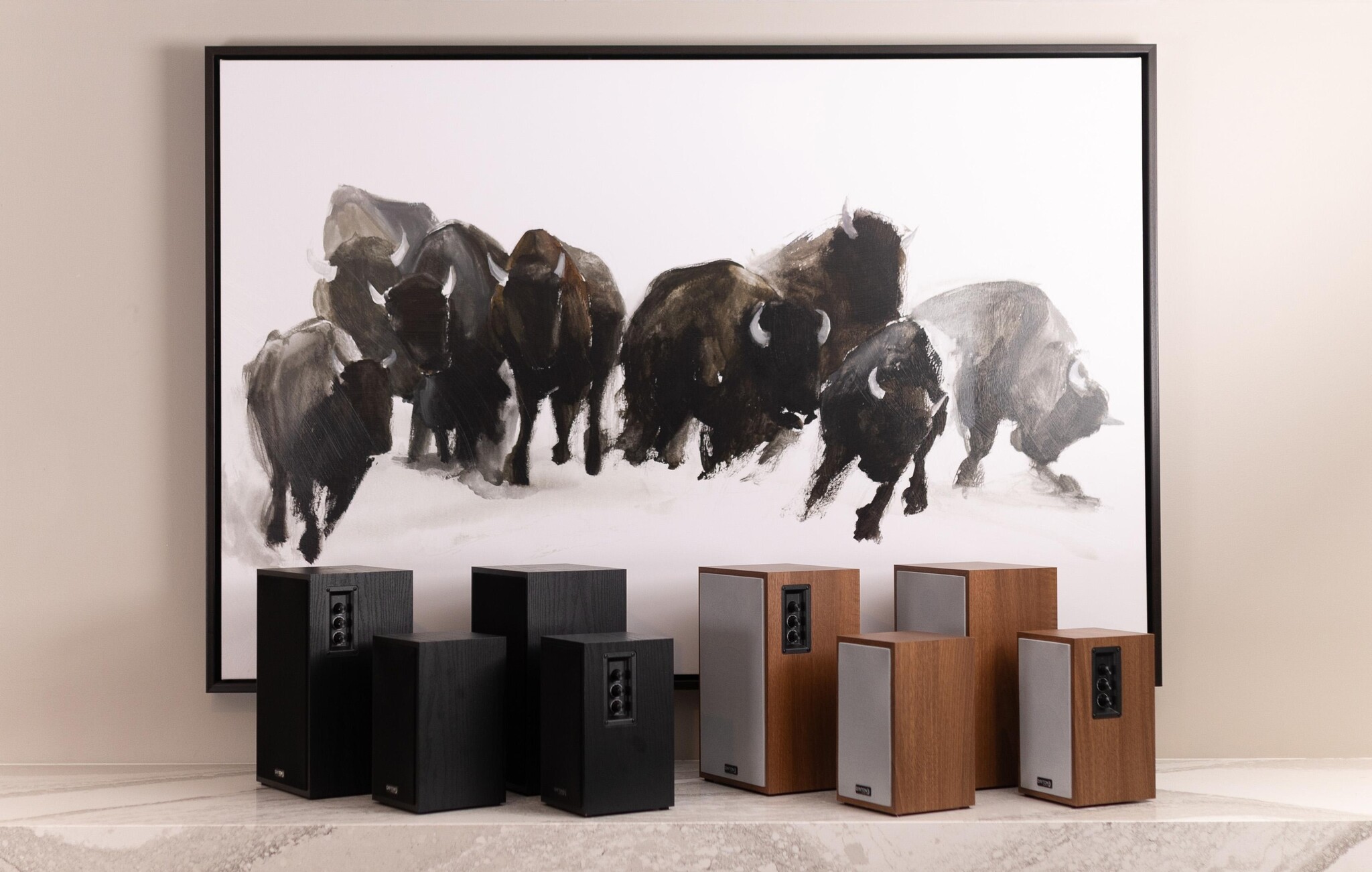 Classic B40A Aktives Regallautsprecherpaar Holz