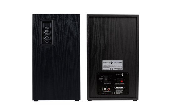 Classic B65A Aktives Regallautsprecherpaar Schwarz