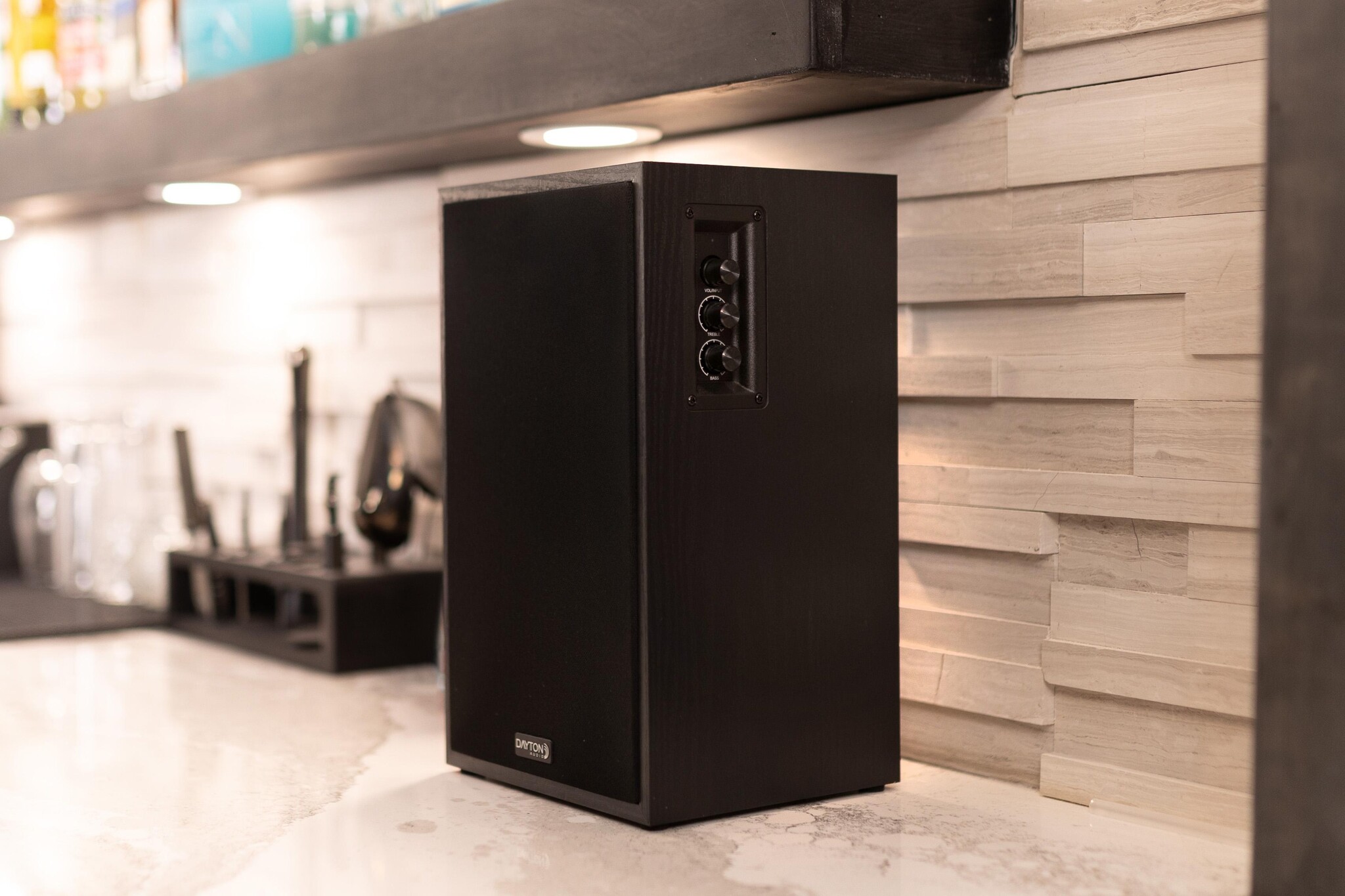 Classic B65A Powered Bookshelf Speaker Pair Black