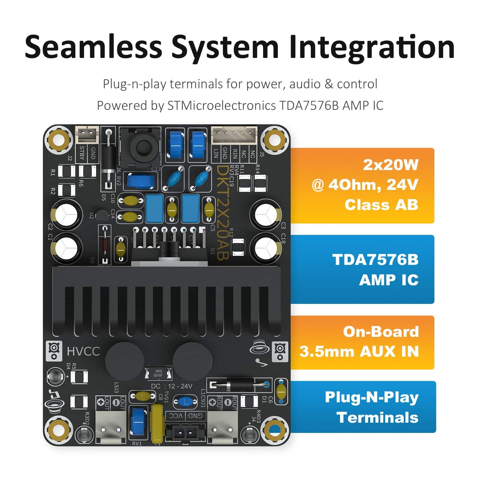 AA-AK31164 Amplifier DIY Kit | DKT2X20AB