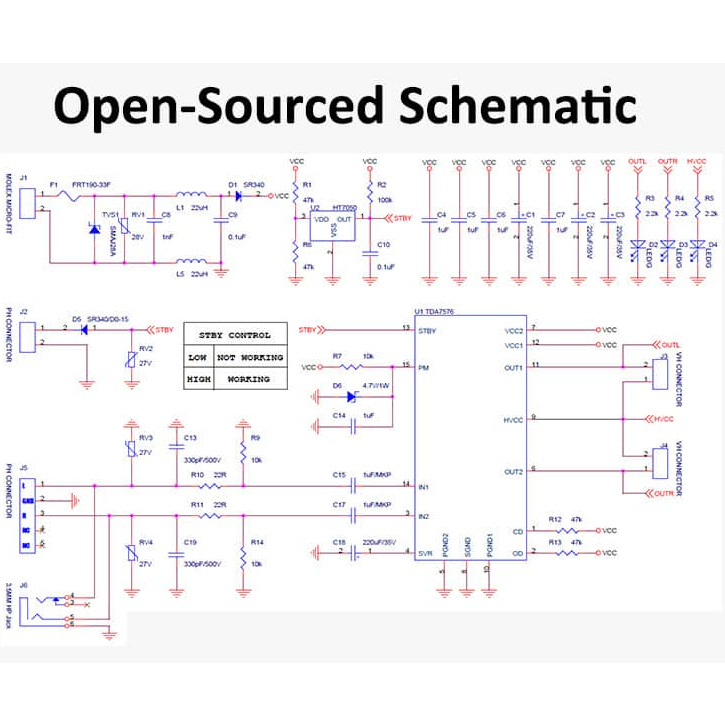 AA-AK31164 Verstärker-Bausatz | DKT2X20AB