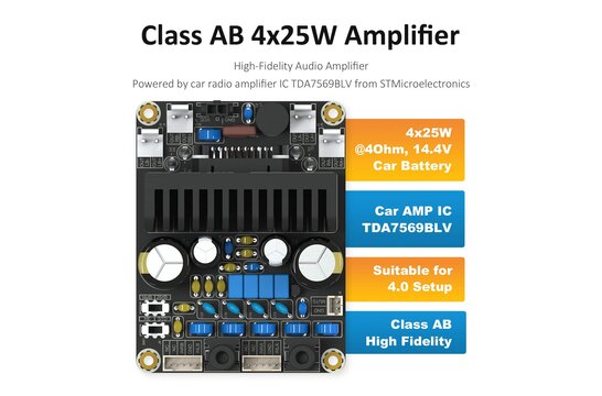 AA-AK31163 Amplifier DIY Kit | DKT4X25AB