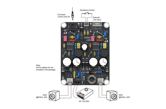 AA-AK31162 Amplifier DIY Kit | DKT2X20D
