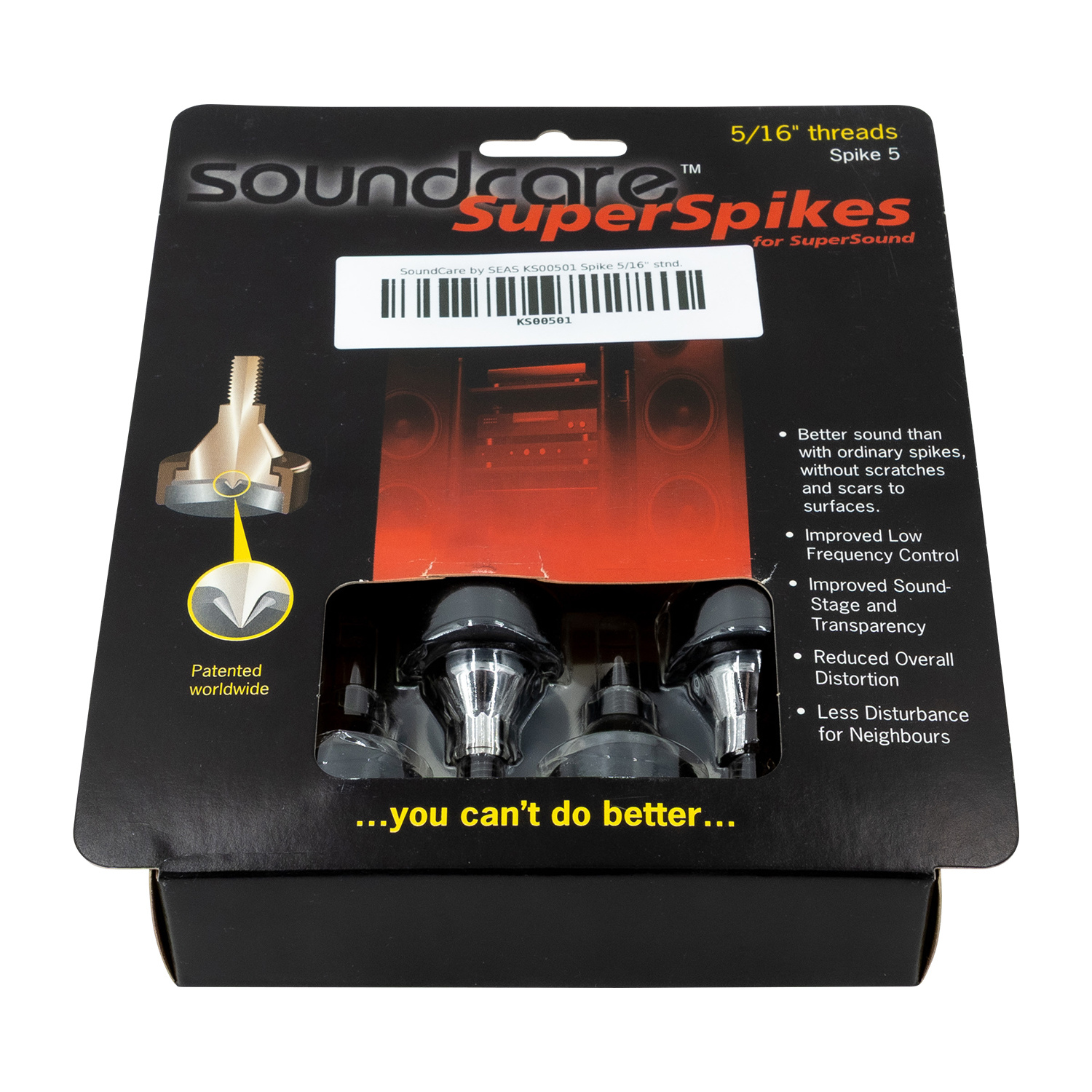 by SEAS KS00501 Spike 5/16" stnd.