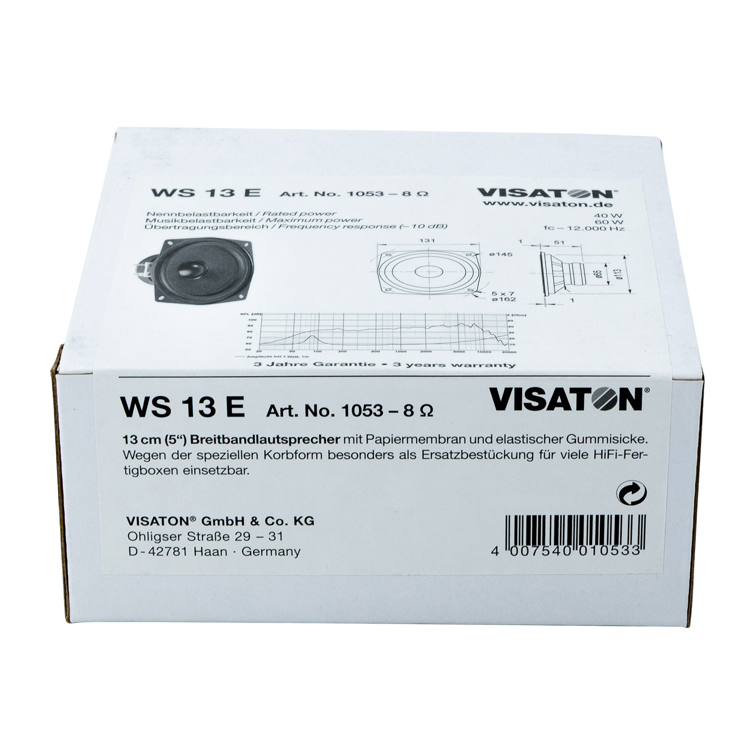 WS 13 E Tiefmitteltöner