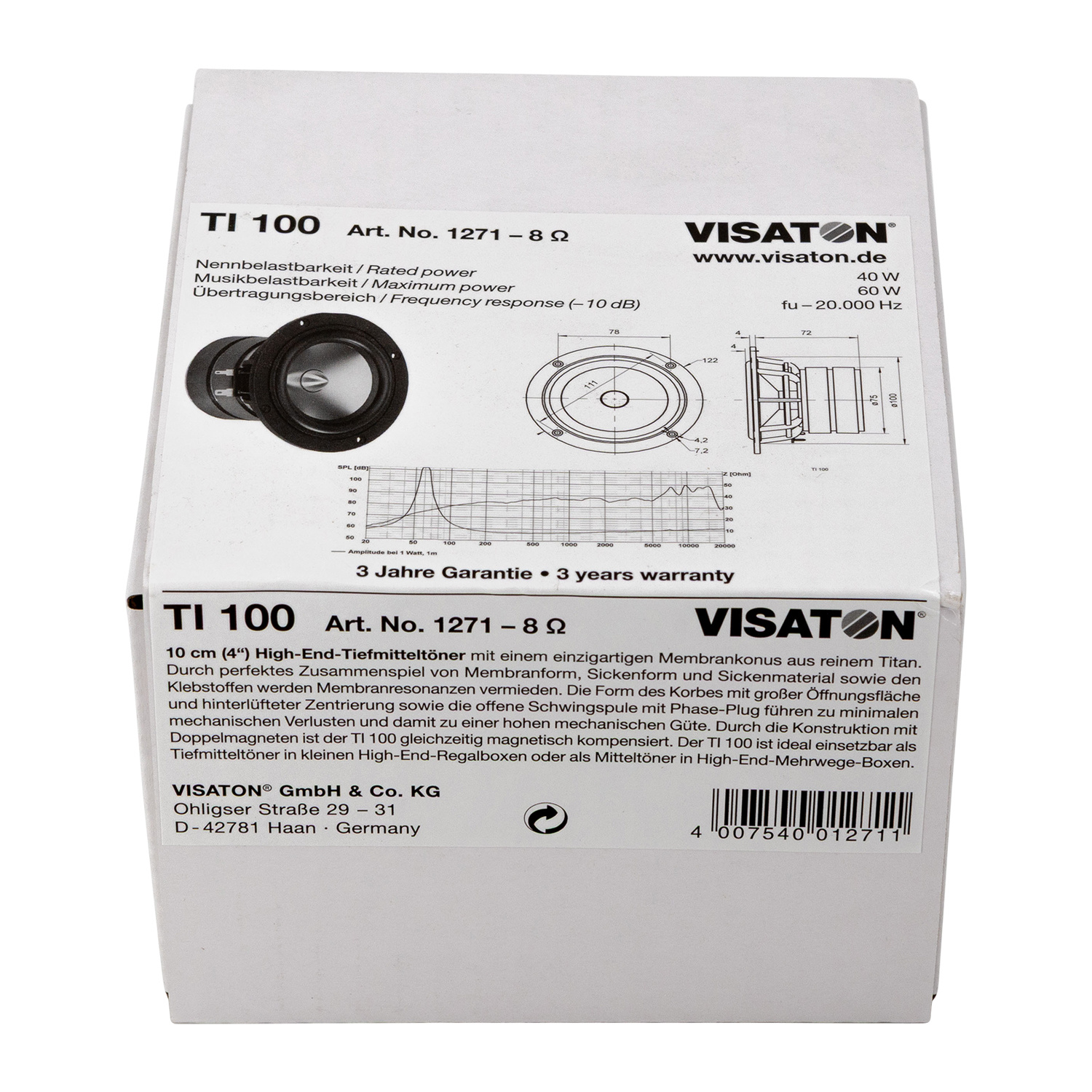 TI 100 Woofer Medio-Bassi