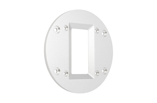 RT1.R- FP Silver Faceplate for Fountek/ribbon tweeters | RT1.R-8
