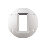 Silver Faceplate for Fountek/ribbon tweeters | RT1.R-8