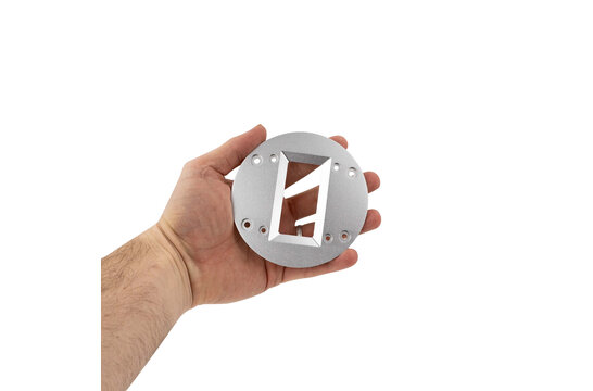 RT1.R- FP Silver Faceplate for Fountek/ribbon tweeters | RT1.R-8