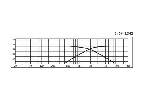 DN-20 2-Way Speaker Crossover 2,000 Hz Assembled crossover