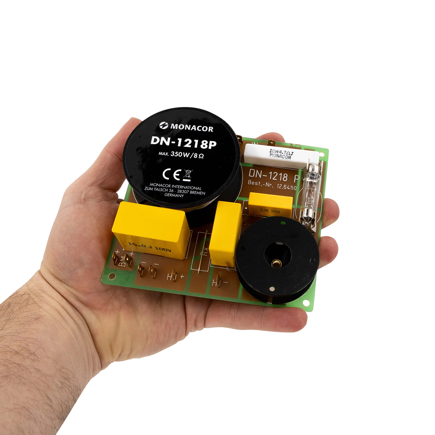 DN-1218P 2-Way Speaker Crossover 3,000 Hz w/Tweeter protection Assembled crossover