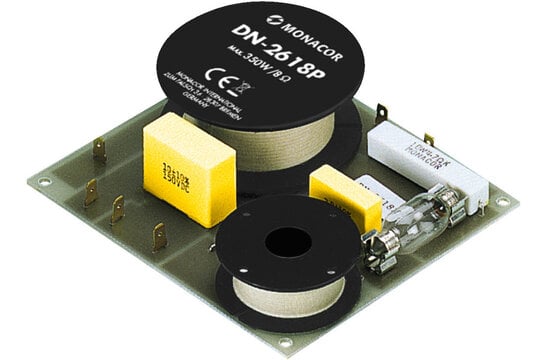 DN-2618P 2-Way Speaker Crossover 3,000 Hz w/Tweeter protection Assembled crossover