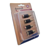 RCA Carbon Connector 2-Pair