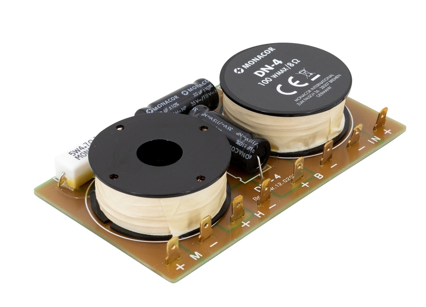 DN-4 3-Way Speaker Crossover 650/6,000 Hz Assembled crossover