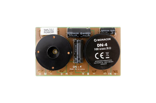 DN-4 3-Way Speaker Crossover 650/6,000 Hz Geassembleerde crossover