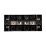 4-polige Absperrklemmenleiste mit Kunststoffabdeckung