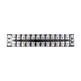 12 Pole Barrier Terminal Strip with Plastic Cover
