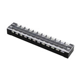 12 Pole Barrier Terminal Strip with Plastic Cover